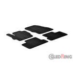 Original Gledring Passform Fußmatten Gummimatten 4 Tlg.+Fixing - Mazda 3 2009-2012